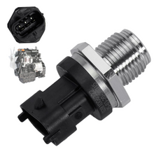 Load image into Gallery viewer, 129A00-57100 Pressure Sensor Compatible with Yanmar 3JH40 3TNV84T 4TNV98C 3TNV88 3TNV86CT 3TNV86CHT 4TNV84T 4TNV86CT 4JH110 4JH45 4JH57 4JH80  Engine #129A0057100 Fuel Rail Oil Pressure Sensor