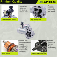 Load image into Gallery viewer, 410-52492 12V 1.8KW 19T Starter Compatible with Honda Pilot 2009 2010 2011 2012 2013 2014 For Odyssey V6 3.5L 2011-2013 For Acura TL 2010-2011 V6 3.7L #31200-RN0-A01 Rotation CCW