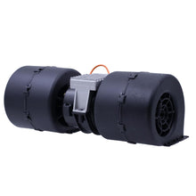 Load image into Gallery viewer, 008-A39-02 12V 3 Speed Double Wheel Blower Motor Assembly Compatible with John Deere 312 314 316 317 318 319 320 323 324 325 326 328 329 330 331 332 333 Series Skid Steer Loader # AT441565 30003139