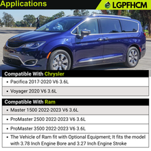 Load image into Gallery viewer, 421000-7191 220A 12V Alternator 6-Groove Pulley Fit For Chrysler Pacifica 2017-2020 Voyager 2020 For Ram ProMaster 1500 2020 ProMaster 2500 2022-2023 ProMaster 3500 3.6L 2022-2023