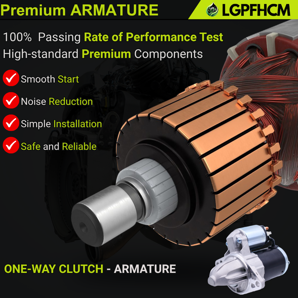 428000-2290 Starter Motor Fit For Subaru Impreza 2004-2011 Forester 2003-2018 Legacy Outback 2005-2007 B9 Tribeca 3.0L 2006-2007 Compatible with Saab 9-2x 2005-2006 2.5L #SMT0292 41048181