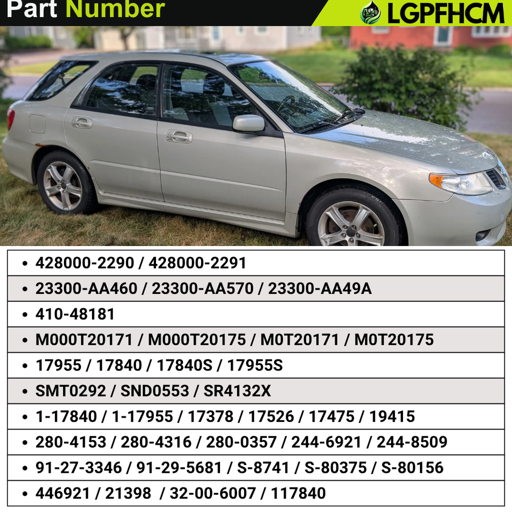 428000-2290 Starter Motor Fit For Subaru Impreza 2004-2011 Forester 2003-2018 Legacy Outback 2005-2007 B9 Tribeca 3.0L 2006-2007 Compatible with Saab 9-2x 2005-2006 2.5L #SMT0292 41048181