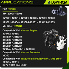 Load image into Gallery viewer, 129001-42001 129001-42002 129004-42001 Water Pump with Pipe for Yanmar Engine 3D84E 4D88E 3TNE84 3TNE88 3TNV84 3TNV88 4TNE84 4TNE88 4TNV84 4TNV88 For Takeuchi TB135 TB145 For Komatsu SK820 SK815