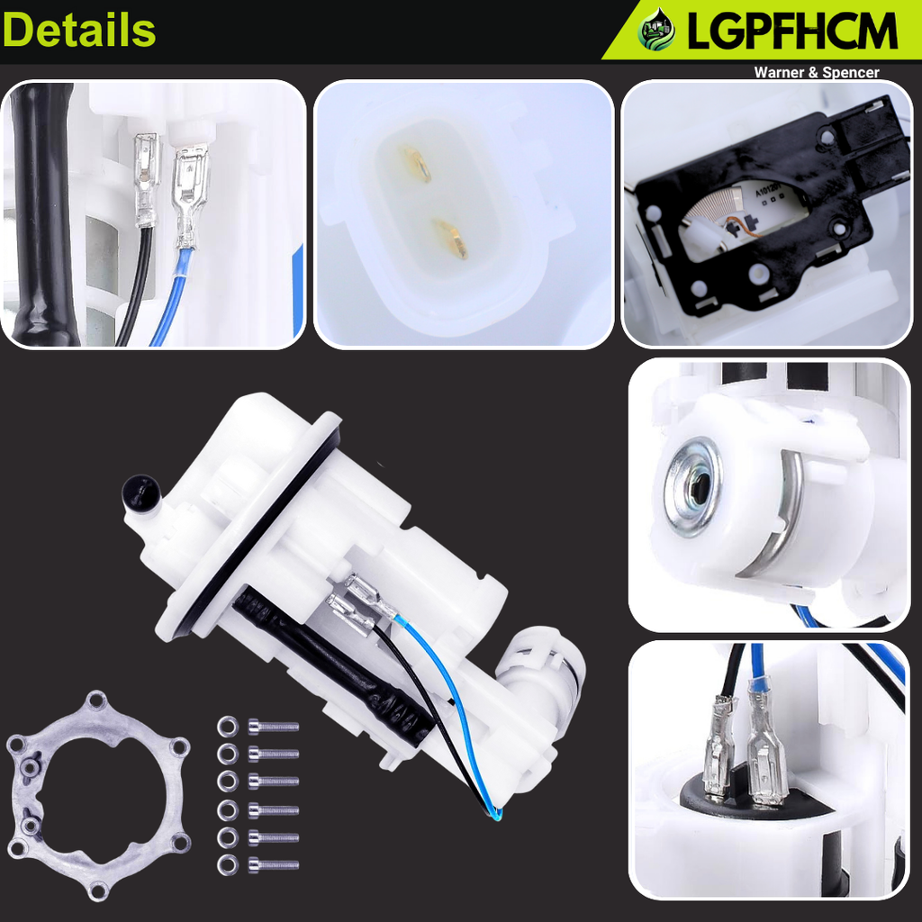 33D-13907-02-00 Fuel Pump Assembly Compatible with Yamaha YZ250F YZ250FX  YZ450F YZ450FX WR250F WR450F #33D139070200 33D-13907-02 33D139070