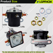 Load image into Gallery viewer, NCA11450A 6V Starter Solenoid Relay Compatible with Ford For New Holland 501 541 600 601 611 620 700 701 740 800 801 811 820 900 901 941 2000 2031 2110 2111 3000 4140 NAA 7000 8000 For Jubilee 1953-57 # 21A11450