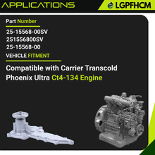 Load image into Gallery viewer, LGPFHCM 25-15568-00SV Engine Water Pump for Carrier Transcold Phoenix Ultra Ct4-134 Engine