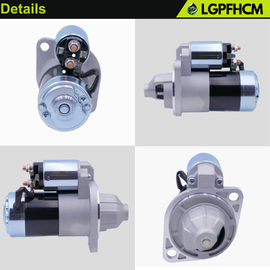 129242-77010 12V 11T 1.4KW Starter Motor Compatible With Yanmar Marine 3JH3 4JH3 3TNV 2YM15 3JH4E 3YM20 3Ym30 3Tne88 4TNE88 #129608-77010 129698-77010 VV12924277010 20513073