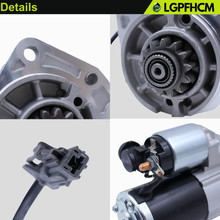 Load image into Gallery viewer, 23300-ET80A 12V 1.7KW 13T Starter Motor Fit for Nissan Sentra L4 2.5L 2007-2012 Rogue S Krom SV 2.5L 2011 Rogue SL 2.5L 2008-2010  Rogue S 2.5L 2008-2013 Rogue Select 2014-2015# 23300-ET80B 19061N 16085 M0TA0271 CCW