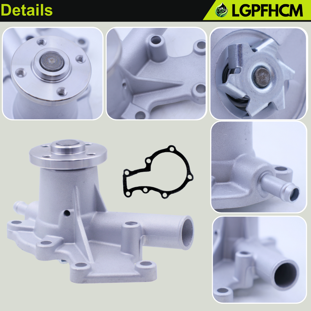0185-5433 Engine Water Pump with Gasket Compatible With Cummins Onan RV Diesel Generator #185-5433 01855433 1855433 10mm