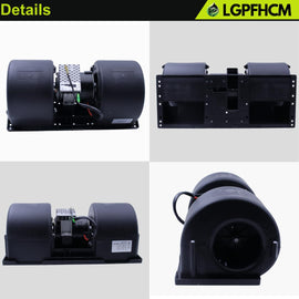 7193536 12V Cab Blower Motor Assembly Compatible With Bobcat Skid Steer Loader T450 T550 T590 T595 T630 T650 T750 T770 T870 S450 S510 S530 S550 S570 S590 S595 S630 S650 UTV(s) 3600 3650 # 7282145 7249527