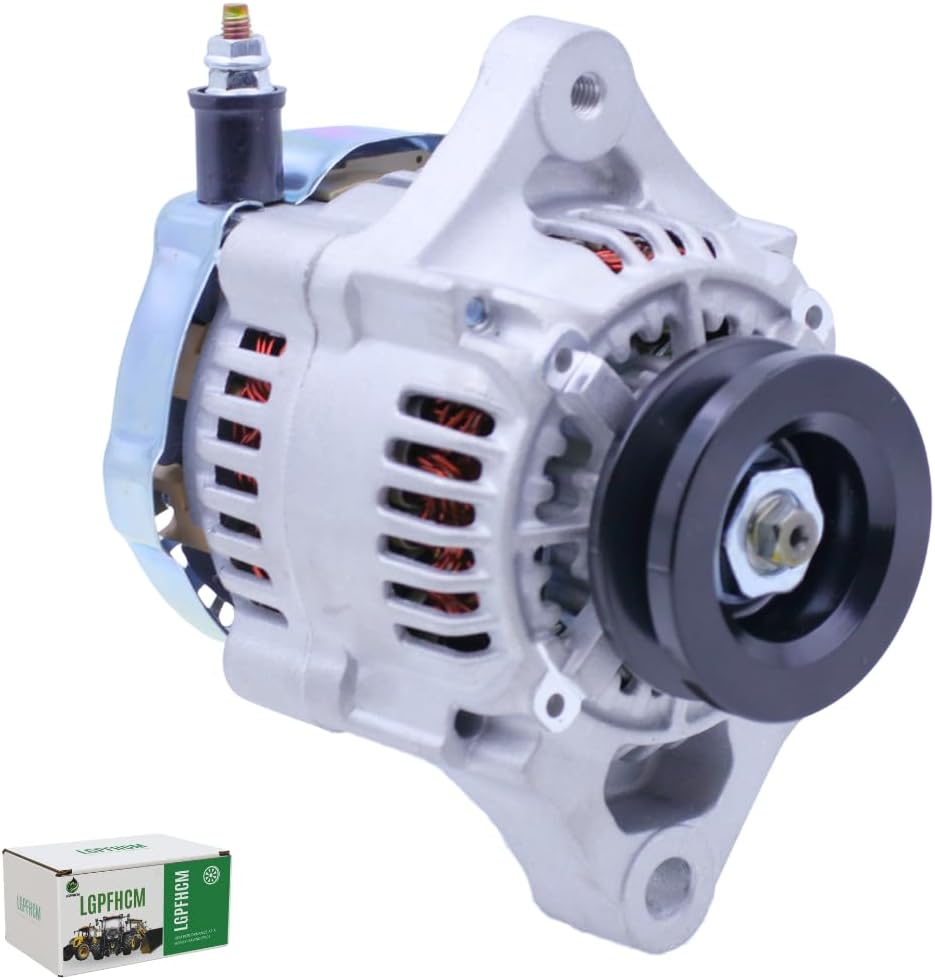 12V 40A 101211-8960 11730-64011 Alternator Compatible for Kubota Engine V3800 V2607-CR-TE4 Excavator KX057-4 U55 U55-4 U48-4 KX057-4CA U55-4CA