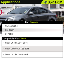 Load image into Gallery viewer, GM55570284 4Pcs Fuel Injectors Compatible with Chevy L4 1.8L Cruze 2011-2015 Cruze Limited L4 1.8L 2016 Sonic 2012-2018 8 Holes