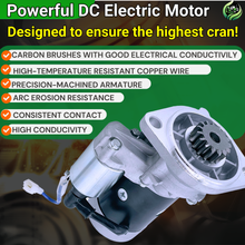 Load image into Gallery viewer, 12V 15T 2KW Starter Motor 129136-77011 129400-77012 for Yanmar Engine 3TNV88F 4TNV88C 4TN78 4TN82 4TN98 for Komatsu Excavator PC35 PC40 PC50 Sk815 Sk714 4D88e # Vv12913677011 AM878189