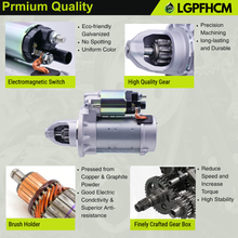 Load image into Gallery viewer, 56029780AB 56029780AC 12V 1.2KW 11T Starter Motor For Jeep Grand Cherokee 2016-2020 Wrangler 2018-2023 For Dodge Durango 2016-2020 3.6L Gas CW # 56029780AD 410-52670