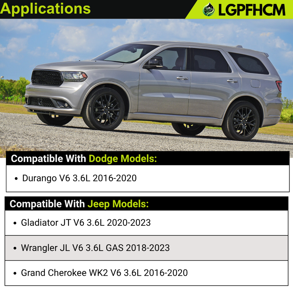 56029780AB 56029780AC 12V 1.2KW 11T Starter Motor For Jeep Grand Cherokee 2016-2020 Wrangler 2018-2023 For Dodge Durango 2016-2020 3.6L Gas CW # 56029780AD 410-52670