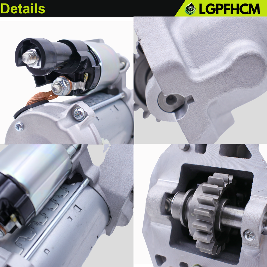 410-52318 2V 1.8KW 19-Tooth Starter Motor Compatible with Acura MDX 2007 2008 2009 V6 3.7L Counterclockwise Replace# 428000-4120 31200-RYE-A01