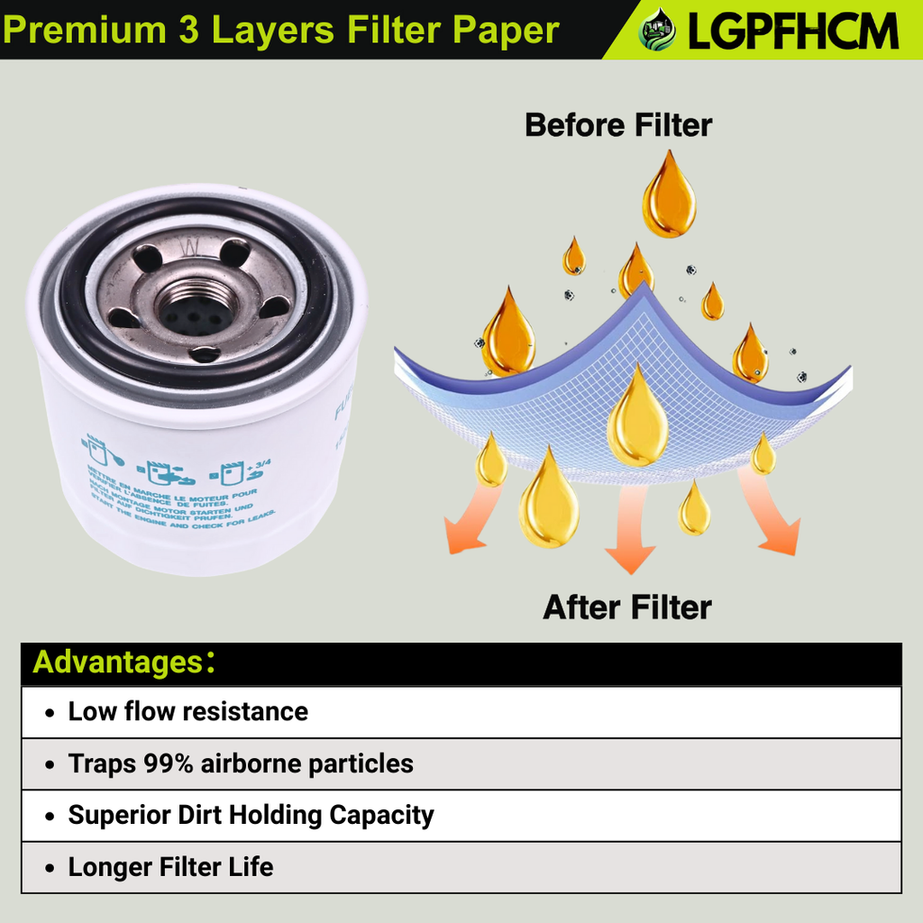 70000-43081 2Pcs Fuel Filter for Kubota Tractor L175 L185 L2050 L225 L235 L2350 L245 L295 L305 G4200 G4200H Engine D905 D1105 D1302 D722 V2403 V1902