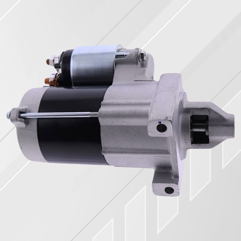 12V 0.6KW 9T Starter Motor EG371-63010 EG371-63011 Compatible for Kubota ZG222 ZG227 ZG222A-AU ZG222A-AU ZG327P ZG327PA-AU Zero-Turn Mower for Kawasaki Eng FH721D