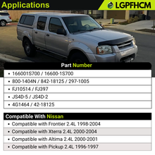 Load image into Gallery viewer, 4Pcs 16600-1S700 FJ397 Fuel Injectors For Frontier 1998 1999 2000 2001 2002 2003 2004 For Nissan 2.4L Pickup 1996-1997 Xterra 2000-2004 # 800-1404N 842-18125 297-1005 FJ10514