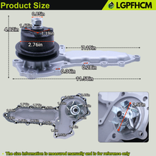 Load image into Gallery viewer, E5900-73032 15301-73030 Water Pump Fit For Kubota Tractor L295DT L295F LB2204 LK2554 LK3054 CK25 CK30 KH-1 3A139-SV1 3A139-SV2 3A150-SV1 3A150-SV2 3A165-SV2 4A200-SV2 Engine 4 Bolt Hub #1530173030