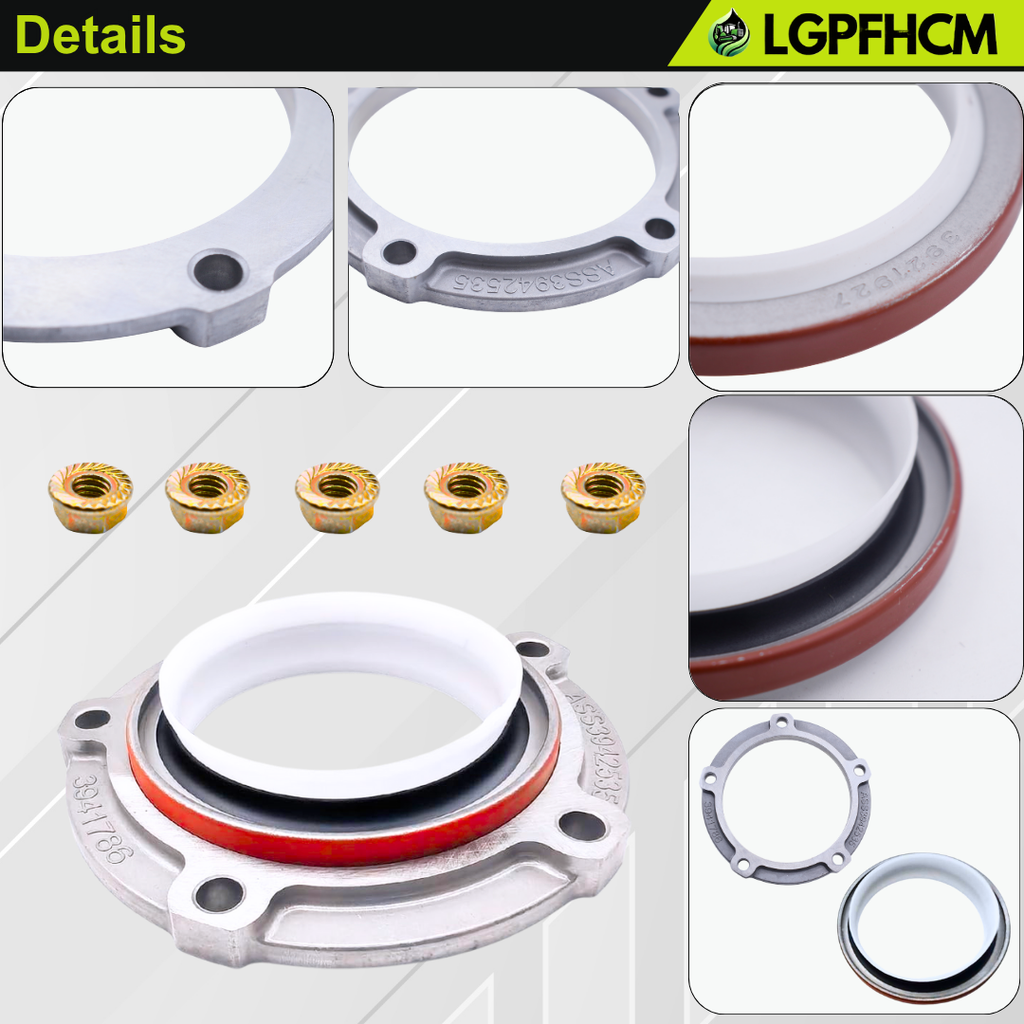 4024883 3941786 Front Crankshaft Oil Seal Compatible with Cummins Engine ISC ISL C8.3 8.3C 6C 6CT8.3