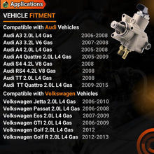 Load image into Gallery viewer, 06F127025H High Pressure Fuel Pump For Audi A3 2005-2008 A4/A4 Quattro 2005-2009 / TT 2008 For Volkswagen Jetta Passat GTI 2006-2013 Eos 2007-2009 Golf R 2012-2013 For TFSI 2.0LL4# 06F127025J