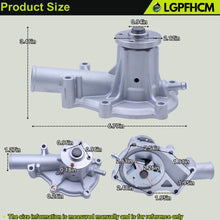 Load image into Gallery viewer, 16241-73030 Water Pump (Impeller 60mm) For Kubota Engine V1305 V1505 D1105 D1005 D905 F2400 F2560 BX2660 BX22 BX23 BX2200 B21 B2301 B2320 B2400 B2410 B2630 B2710 B2910 Bobcat S70 # 16251-73032 16241-73030