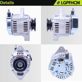 12V 40A 101211-8960 11730-64011 Alternator Compatible for Kubota Engine V3800 V2607-CR-TE4 Excavator KX057-4 U55 U55-4 U48-4 KX057-4CA U55-4CA