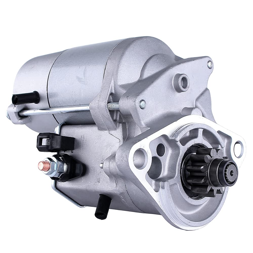 18508-6530 228000-5121 Starter Motor For New Holland Skid Steer Loader L160 L170 L175 L465 34.3 mm / 1.350 in -Pinion/Splines OD 11-Teeth on Drive 12 Volts 2-KW 2Kw-Power Rating #228000-5122 18508-6530