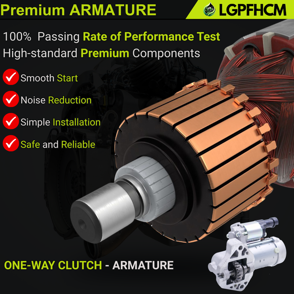 410-52318 2V 1.8KW 19-Tooth Starter Motor Compatible with Acura MDX 2007 2008 2009 V6 3.7L Counterclockwise Replace# 428000-4120 31200-RYE-A01