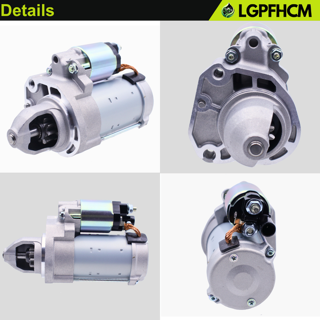 68348376AA 68348376AB 12V 1.6KW 11T Starter Motor Fit For Chrysler Pacifica V6 3.6L 2017-2023 For Voyager V6 3.6L 2020-2023 #68348376AC 428000-4560 438000-4561