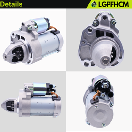 68348376AA 68348376AB 12V 1.6KW 11T Starter Motor Fit For Chrysler Pacifica V6 3.6L 2017-2023 For Voyager V6 3.6L 2020-2023 #68348376AC 428000-4560 438000-4561