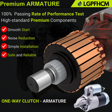 Load image into Gallery viewer, 6C070-59214 Starter Motor For Kubota Tractor B26 B2630 B2650 B2710 B2910 B3000 B3030 B2710HSD B2910HSD B3030HSD B3030HSDC B3200 B3300 B3350 B7800 Engine V1505 Replacement 6C070-59215 6C070-59210