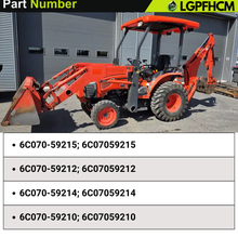 Load image into Gallery viewer, 6C070-59214 Starter Motor For Kubota Tractor B26 B2630 B2650 B2710 B2910 B3000 B3030 B2710HSD B2910HSD B3030HSD B3030HSDC B3200 B3300 B3350 B7800 Engine V1505 Replacement 6C070-59215 6C070-59210
