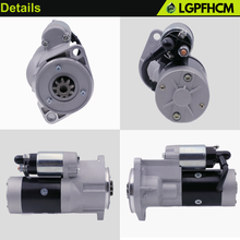 Load image into Gallery viewer, 129900-77010 129900-77040 12V 2.8KW 9T Starter Motor  Compatible with Yanmar Engine 4TNV88  4TNE94 4TNE98 4TNV98 4TNV98T for Samsung Excavators SE50-3 # S13204 S13-204