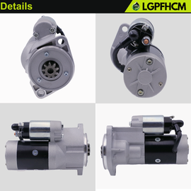 129900-77010 129900-77040 12V 2.8KW 9T Starter Motor Compatible with Yanmar Engine 4TNV88 4TNE94 4TNE98 4TNV98 4TNV98T for Samsung Excavators SE50-3 # S13204 S13-204