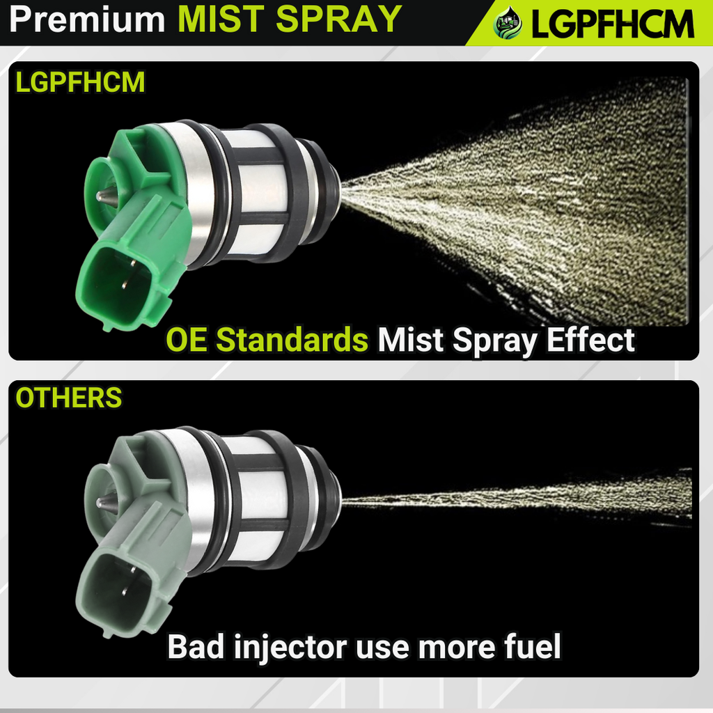 4Pcs 16600-1S700 FJ397 Fuel Injectors For Frontier 1998 1999 2000 2001 2002 2003 2004 For Nissan 2.4L Pickup 1996-1997 Xterra 2000-2004 # 800-1404N 842-18125 297-1005 FJ10514