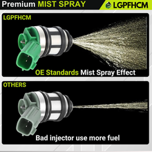 Load image into Gallery viewer, 4Pcs 16600-1S700 FJ397 Fuel Injectors For Frontier 1998 1999 2000 2001 2002 2003 2004 For Nissan 2.4L Pickup 1996-1997 Xterra 2000-2004 # 800-1404N 842-18125 297-1005 FJ10514