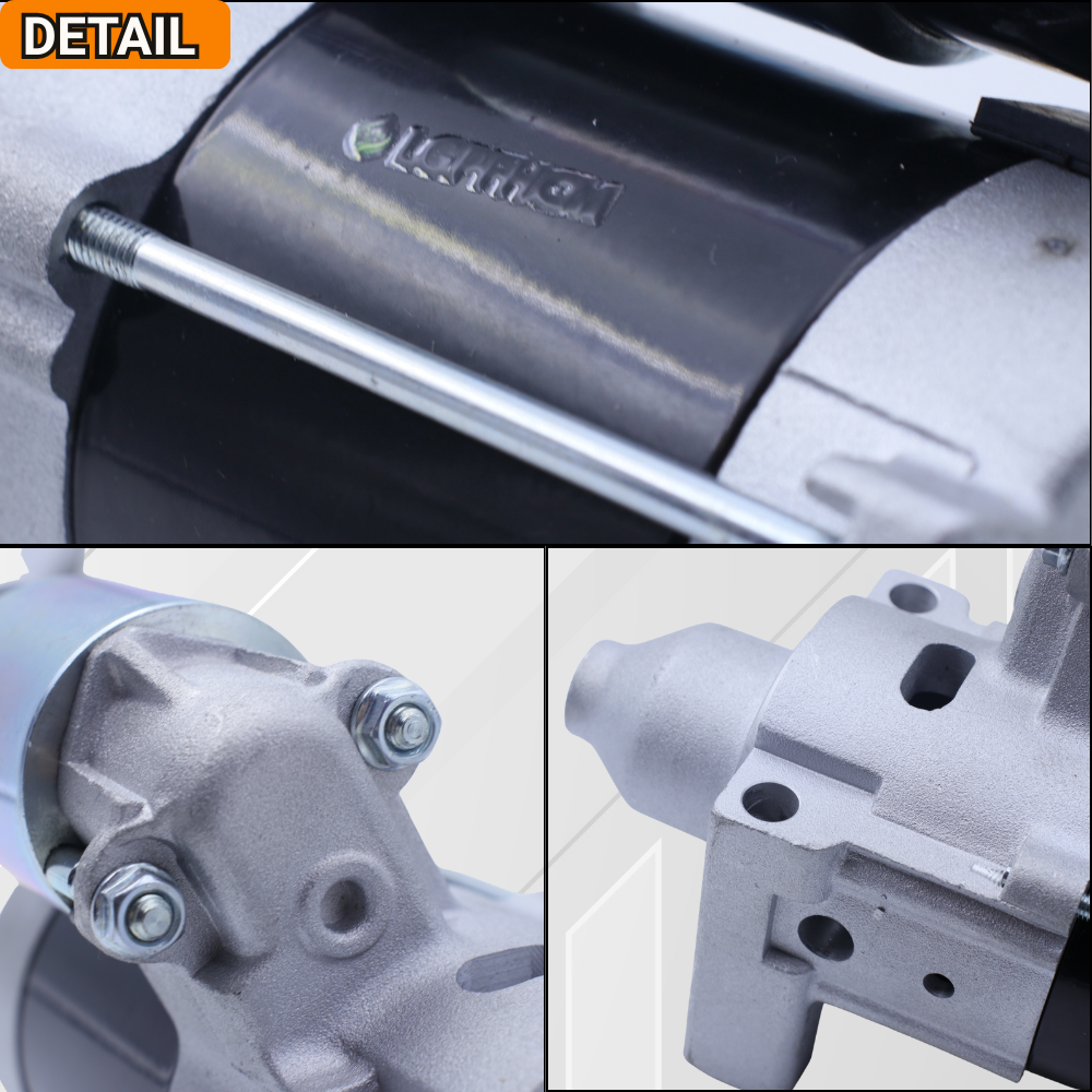 12V 0.6KW 9T Starter Motor EG371-63010 EG371-63011 Compatible for Kubota ZG222 ZG227 ZG222A-AU ZG222A-AU ZG327P ZG327PA-AU Zero-Turn Mower for Kawasaki Eng FH721D