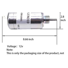 185206085 SBA185206085 12V Fuel Shut Off Solenoid for Case for New Holland Farmall 45A 55A Tractor for Perkins 100 Series Engine Fuel Stop Solenoid Aftermarket Parts