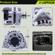Load image into Gallery viewer, 12V 40A 101211-8960 11730-64011 Alternator Compatible for Kubota Engine V3800 V2607-CR-TE4 Excavator KX057-4 U55 U55-4 U48-4 KX057-4CA U55-4CA