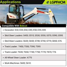 Load image into Gallery viewer, 7015581 400-40137 12V 90A Alternator Compatible with Bobcat Loader A770 S450 S510 S550 S630 S590 S740 T595 T750 Excavator E32 E35 E45 E50 E85 Work Machines 5600 5610 IR/LF # 425581