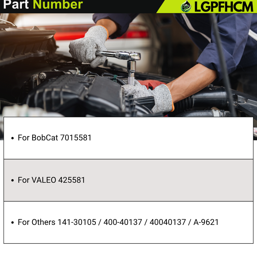 7015581 400-40137 12V 90A Alternator Compatible with Bobcat Loader A770 S450 S510 S550 S630 S590 S740 T595 T750 Excavator E32 E35 E45 E50 E85 Work Machines 5600 5610 IR/LF # 425581
