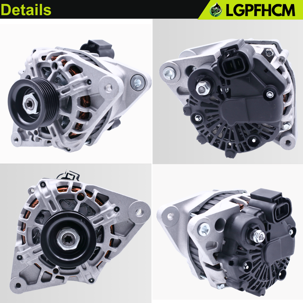 7015581 400-40137 12V 90A Alternator Compatible with Bobcat Loader A770 S450 S510 S550 S630 S590 S740 T595 T750 Excavator E32 E35 E45 E50 E85 Work Machines 5600 5610 IR/LF # 425581