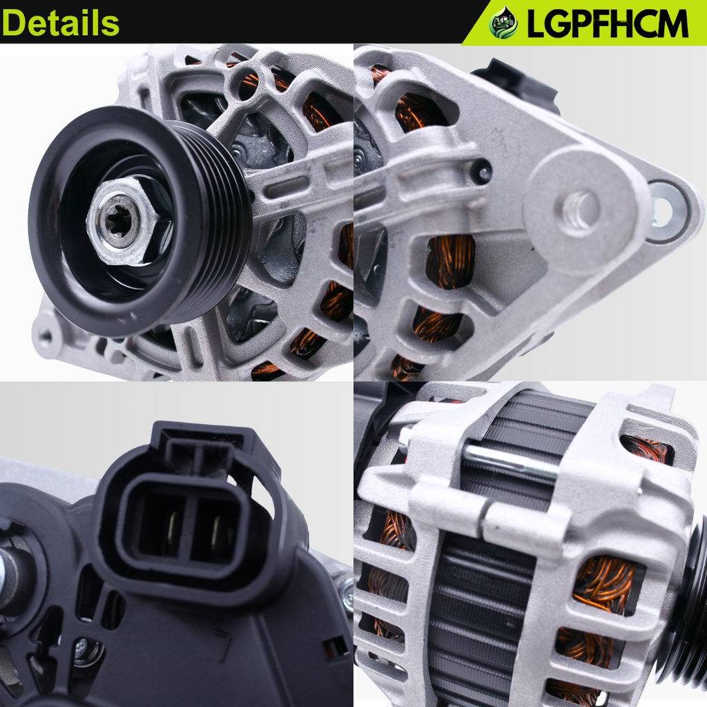 7015581 400-40137 12V 90A Alternator Compatible with Bobcat Loader A770 S450 S510 S550 S630 S590 S740 T595 T750 Excavator E32 E35 E45 E50 E85 Work Machines 5600 5610 IR/LF # 425581