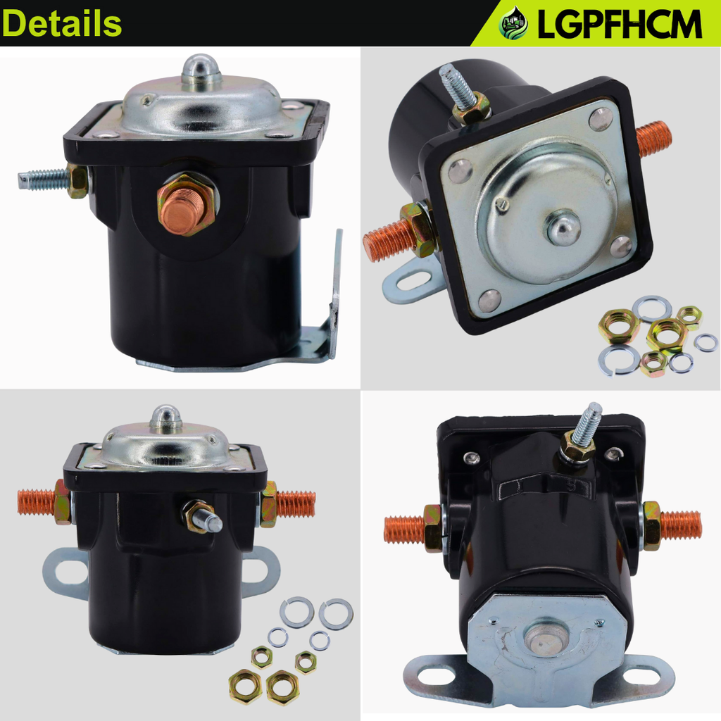 NCA11450A 6V Starter Solenoid Relay Compatible with Ford For New Holland 501 541 600 601 611 620 700 701 740 800 801 811 820 900 901 941 2000 2031 2110 2111 3000 4140 NAA 7000 8000 For Jubilee 1953-57 # 21A11450