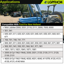 Load image into Gallery viewer, NCA11450A 6V Starter Solenoid Relay Compatible with Ford For New Holland 501 541 600 601 611 620 700 701 740 800 801 811 820 900 901 941 2000 2031 2110 2111 3000 4140 NAA 7000 8000 For Jubilee 1953-57 # 21A11450