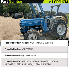 Load image into Gallery viewer, NCA11450A 6V Starter Solenoid Relay Compatible with Ford For New Holland 501 541 600 601 611 620 700 701 740 800 801 811 820 900 901 941 2000 2031 2110 2111 3000 4140 NAA 7000 8000 For Jubilee 1953-57 # 21A11450