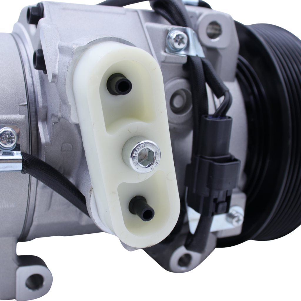 A/C Compressor 10S15C 140mm Pulley for Freightliner 108SD 114SD Business Class M2 M2 106 M2 112 / Western Star 4700SB / 4700SF / 4800SB 4800SF 4900EX 4900FA 4900SA 5700XE 6900XD (8-Grooves) QR