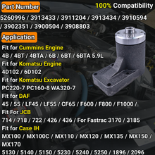 Load image into Gallery viewer, 5260996 3913433 Fan Blade Seat HUB Compatible for Cummins Engine 4B 4BT 4BTA 6B 6BT 6BTA 5.9L For Komatsu PC220-7 PC160-8 WA320-7 6D107E 6D102E # 6732-61-3122 6732-61-3120 3911204 3913434